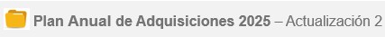 Plan Anual 2025 Actualizaciones 2